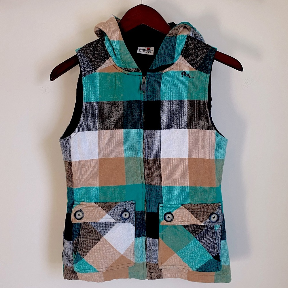 Women’s Hooded Vest XS Retro Vibes 😎🤘